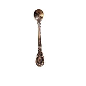 Chantilly‎ by Gorham Sterling Silver Individual Salt Spoon Goldwashed 2 3/4